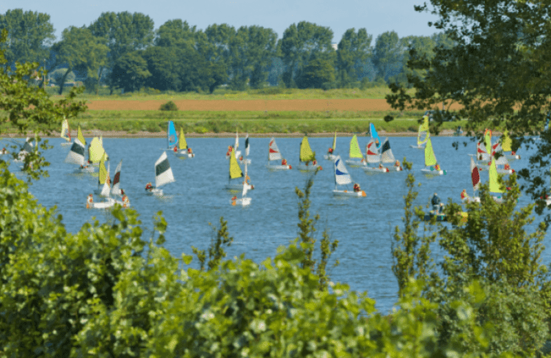 Water sports on the 'IJzermonding'
